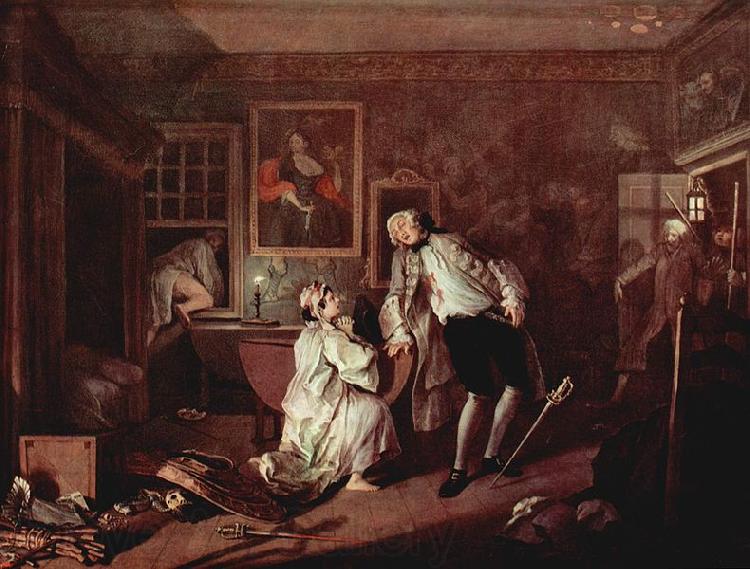 William Hogarth The murder of the count Germany oil painting art